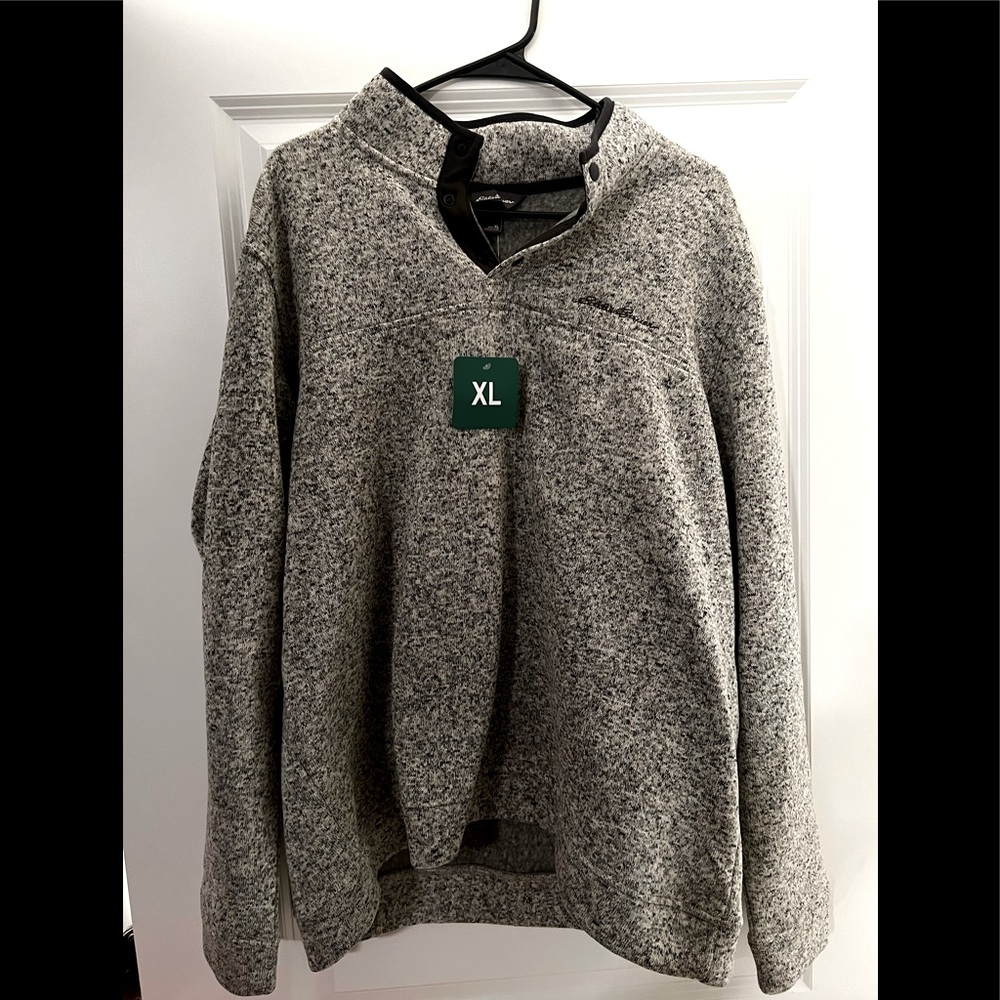 XL Eddie Bauer Quarter Zip Pull Over
